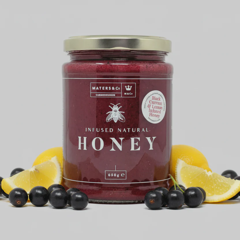 Blackcurrant & Lemon Infused Buckinghamshire Soft Set Honey - Image 4
