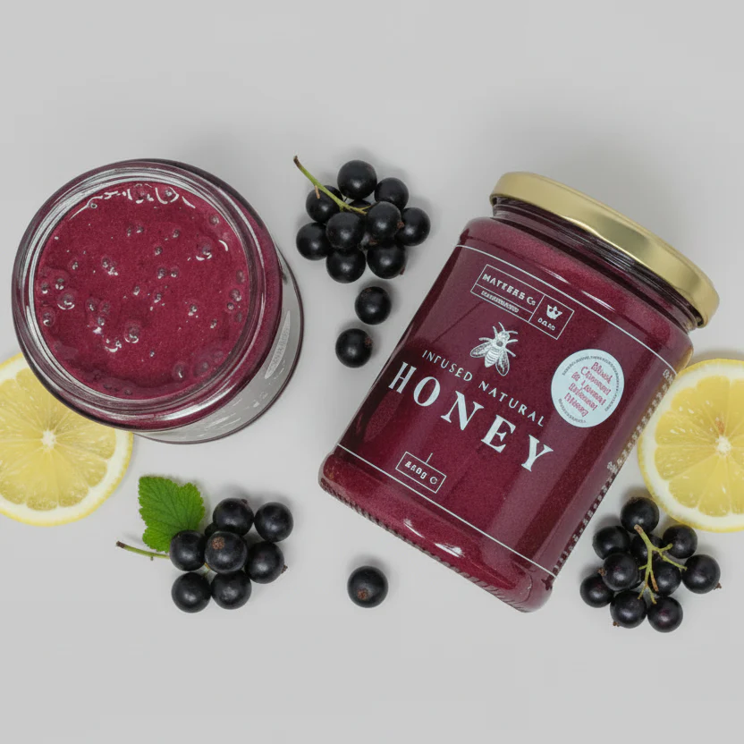 Blackcurrant & Lemon Infused Buckinghamshire Soft Set Honey - Image 9